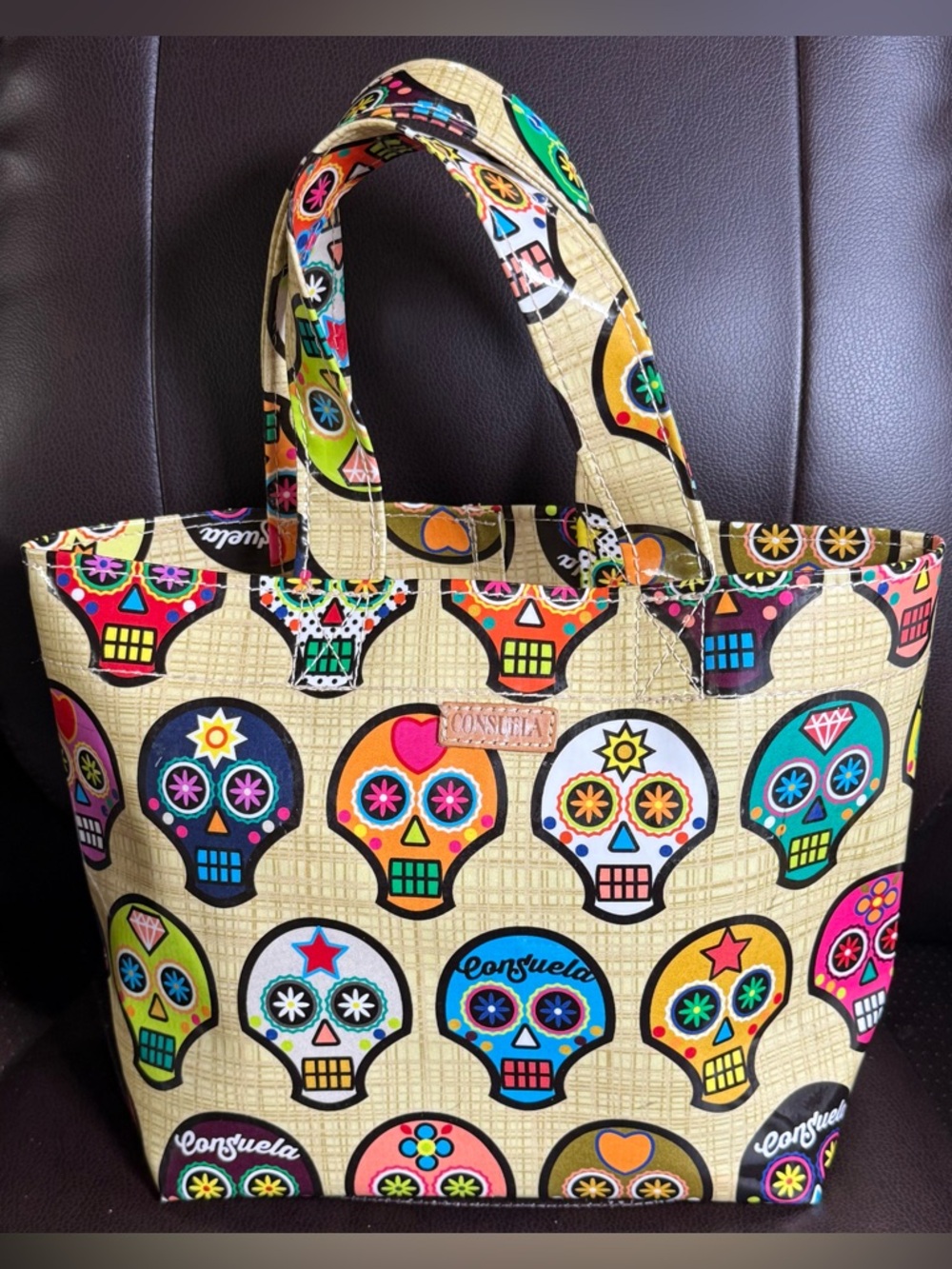 Consuela Sugar Skull Mini Tote